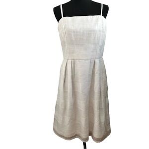 White House Black Market Strapless White Dress Size 12